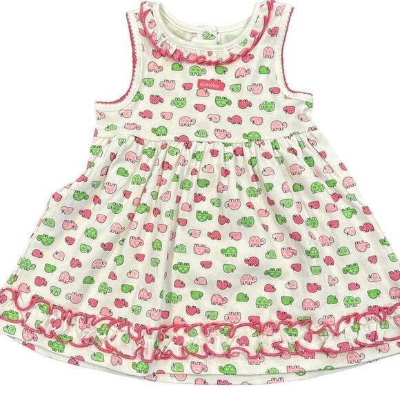Absorba brand cotton little girls sleeveless dress size 18 months - Picture 1 of 4